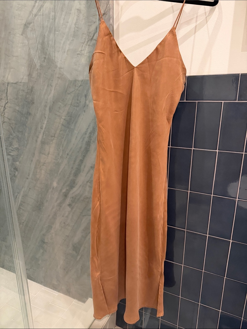 Anine Bing Camel Slip Maxi Skirt